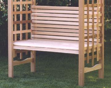 Bench for Shade Structure